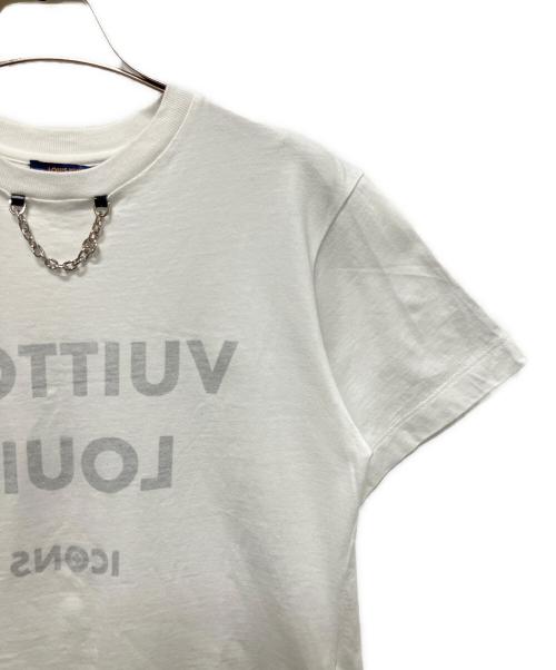 LOUIS VUITTON（ルイ ヴィトン）LOUIS VUITTON (ルイ ヴィトン) チェーン付きロゴTシャツ ホワイト サイズ:XSの古着・服飾アイテム