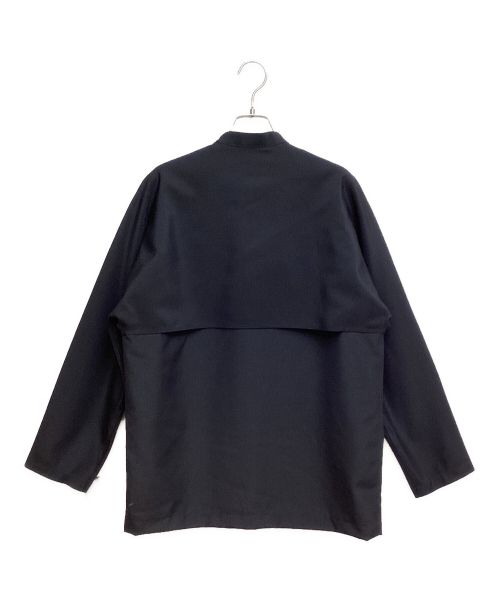 JIL SANDER（ジルサンダー）JIL SANDER (ジルサンダー) 22AW band collar shirt （バンドカラーシャツ） ブラック サイズ:38の古着・服飾アイテム