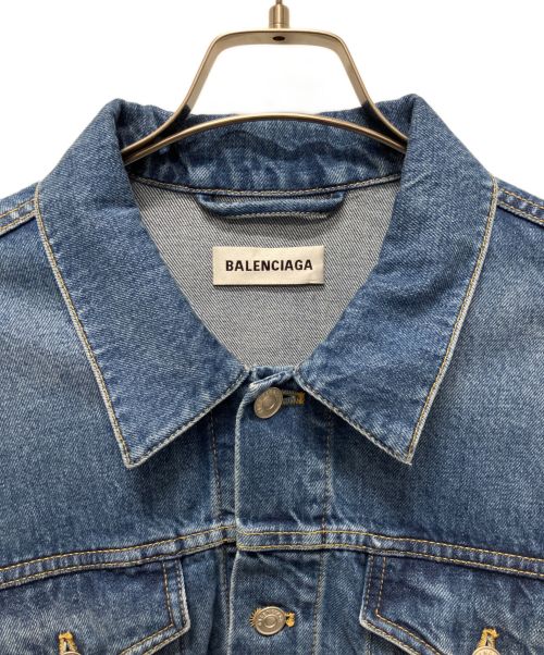 BALENCIAGA（バレンシアガ）BALENCIAGA (バレンシアガ) デニムジャケット インディゴ サイズ:36の古着・服飾アイテム