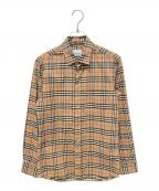BURBERRYバーバリー）の古着「バーバリーチェックシャツ」｜ベージュ