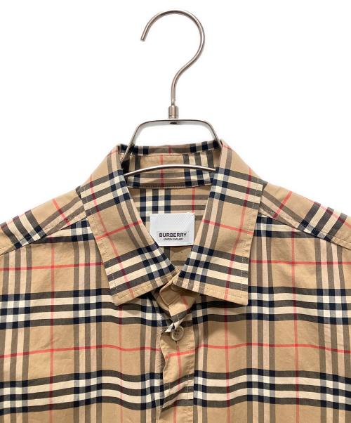 BURBERRY（バーバリー）BURBERRY (バーバリー) バーバリーチェックシャツ ベージュ サイズ:XSの古着・服飾アイテム
