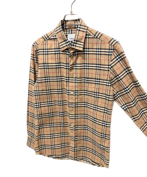 BURBERRY（バーバリー）BURBERRY (バーバリー) バーバリーチェックシャツ ベージュ サイズ:XSの古着・服飾アイテム