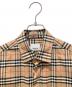 中古・古着 BURBERRY (バーバリー) バーバリーチェックシャツ ベージュ サイズ:XS：35000円