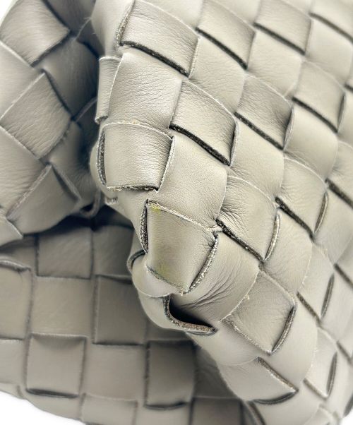 BOTTEGA VENETA（ボッテガベネタ）BOTTEGA VENETA (ボッテガベネタ) イントレチャート クラッチバッグ カーキの古着・服飾アイテム