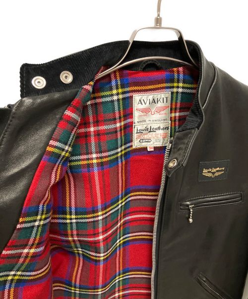 Lewis Leathers（ルイスレザース）Lewis Leathers (ルイスレザース) ドミネーターシングルライダース ブラック サイズ:34の古着・服飾アイテム