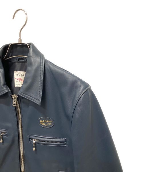 Lewis Leathers（ルイスレザース）Lewis Leathers (ルイスレザース) ドミネーターシングルライダースジャケット ネイビー サイズ:34の古着・服飾アイテム