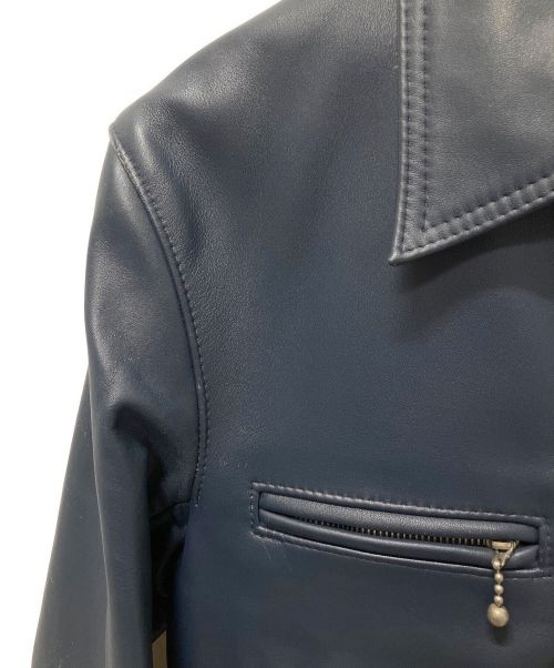 Lewis Leathers（ルイスレザース）Lewis Leathers (ルイスレザース) ドミネーターシングルライダースジャケット ネイビー サイズ:34の古着・服飾アイテム