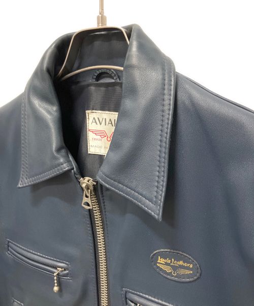 Lewis Leathers（ルイスレザース）Lewis Leathers (ルイスレザース) ドミネーターシングルライダースジャケット ネイビー サイズ:34の古着・服飾アイテム