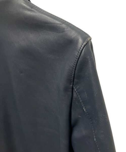 Lewis Leathers（ルイスレザース）Lewis Leathers (ルイスレザース) ドミネーターシングルライダースジャケット ネイビー サイズ:34の古着・服飾アイテム