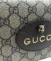 中古・古着 GUCCI (グッチ) GGスモール メッセンジャーバッグ ブラウン×イエロー：120000円