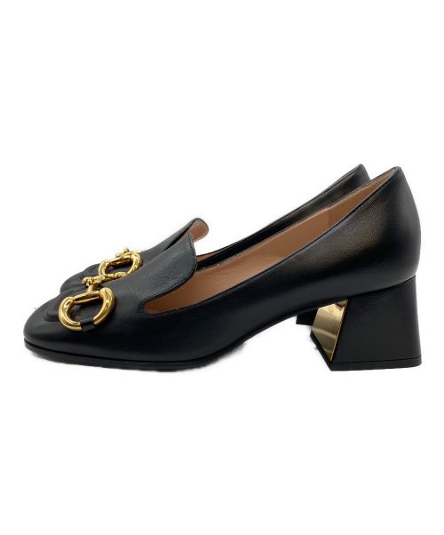 GUCCI（グッチ）GUCCI (グッチ) ホースビット付きパンプス ブラック サイズ:36の古着・服飾アイテム