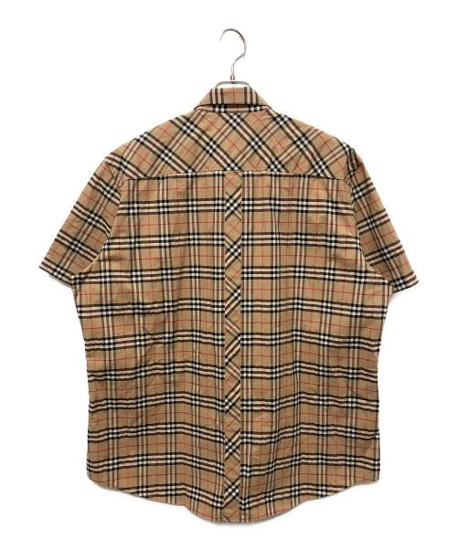 BURBERRY（バーバリー）BURBERRY (バーバリー) ノバチェックシャツ/チェックシャツ ブラウン サイズ:XXLの古着・服飾アイテム