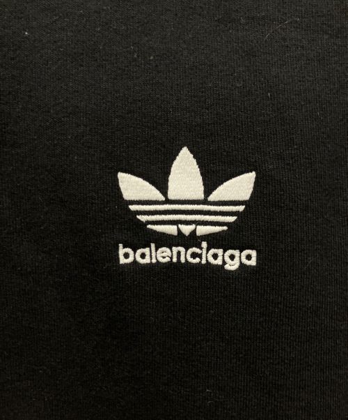 BALENCIAGA（バレンシアガ）BALENCIAGA (バレンシアガ) adidas (アディダス) 23SS×adidas 3ストライプ ジップアップ フーディー パーカー ブラック サイズ:xsの古着・服飾アイテム