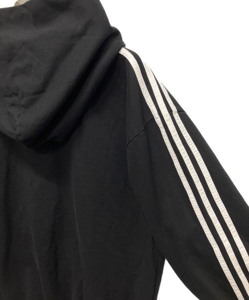 BALENCIAGA（バレンシアガ）BALENCIAGA (バレンシアガ) adidas (アディダス) 23SS×adidas 3ストライプ ジップアップ フーディー パーカー ブラック サイズ:xsの古着・服飾アイテム