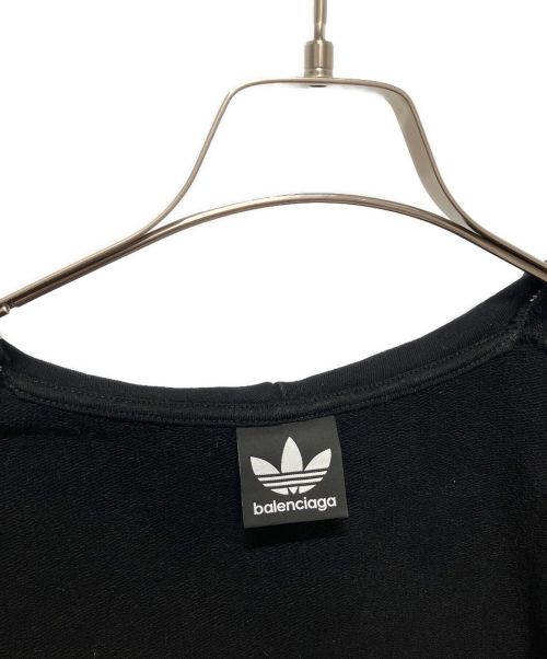 BALENCIAGA（バレンシアガ）BALENCIAGA (バレンシアガ) adidas (アディダス) 23SS×adidas 3ストライプ ジップアップ フーディー パーカー ブラック サイズ:xsの古着・服飾アイテム