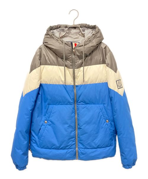 MONCLER（モンクレール）MONCLER (モンクレール) ダウンジャケット ブルー サイズ:1の古着・服飾アイテム