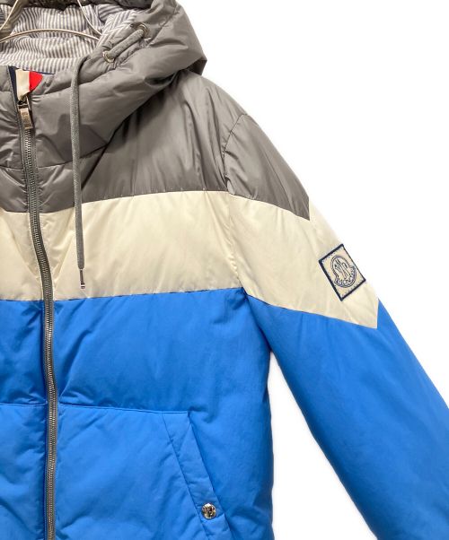 MONCLER（モンクレール）MONCLER (モンクレール) ダウンジャケット ブルー サイズ:1の古着・服飾アイテム