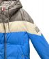 中古・古着 MONCLER (モンクレール) ダウンジャケット ブルー サイズ:1：55000円