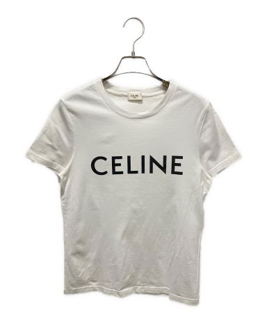 中古・古着通販】CELINE (セリーヌ) ロゴTシャツ ホワイト サイズ:M
