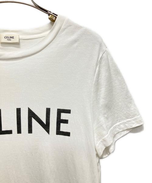 CELINE（セリーヌ）CELINE (セリーヌ) ロゴTシャツ ホワイト サイズ:Mの古着・服飾アイテム