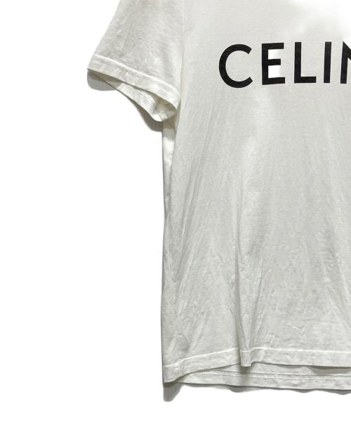 CELINE（セリーヌ）CELINE (セリーヌ) ロゴTシャツ ホワイト サイズ:Mの古着・服飾アイテム