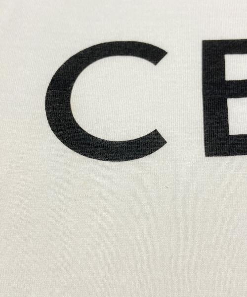 CELINE（セリーヌ）CELINE (セリーヌ) ロゴTシャツ ホワイト サイズ:Mの古着・服飾アイテム