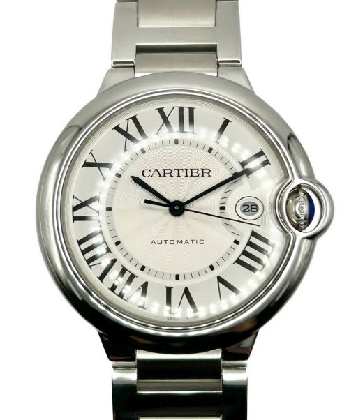 Cartier（カルティエ）Cartier (カルティエ) バロンブルーLM シルバー文字盤 サイズ:LMの古着・服飾アイテム