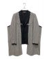 COMME des GARCONS HOMME PLUS（コムデギャルソンオムプリュス）の古着「ドッキングインサイドアウトジャケット」｜ブラック×ホワイト