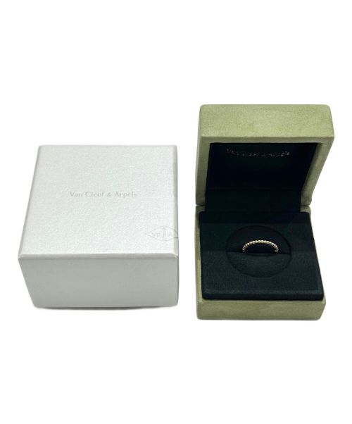 VAN CLEEF & ARPELS（ヴァンクリーフ＆アーペル）VAN CLEEF & ARPELS (ヴァンクリーフ＆アーペル) ペルレ ゴールドパール リング スモール サイズ:50/10号の古着・服飾アイテム