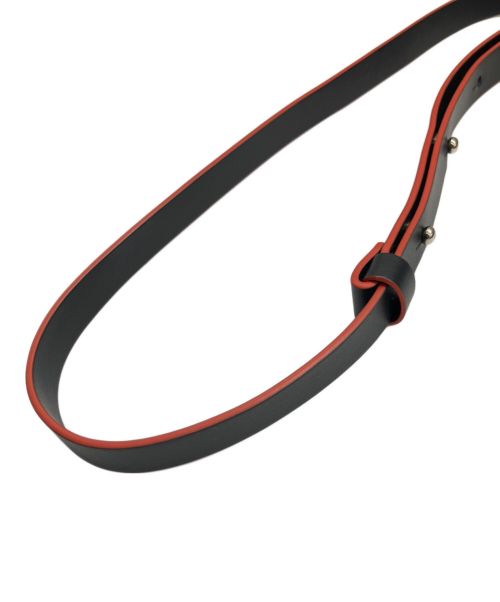 MARNI（マルニ）MARNI (マルニ) ムゼオソフト ドローストリングバッグ ブラック×ネイビーの古着・服飾アイテム