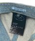 中古・古着 PRADA (プラダ) サフィアーノトライアングルプレート デニムキャップ インディゴ サイズ:M：50000円