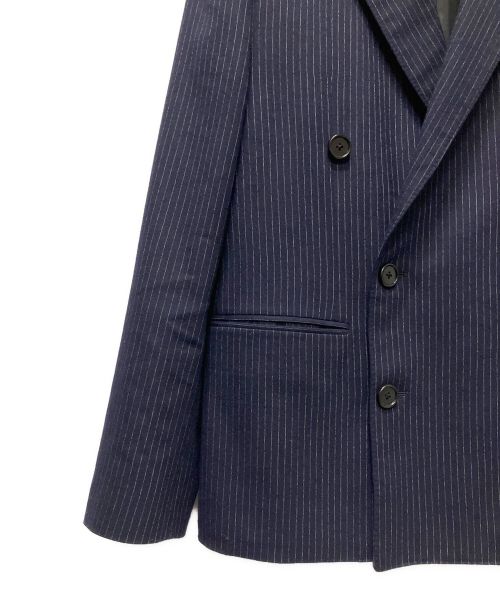 CELINE（セリーヌ）CELINE (セリーヌ) 19AW/レクタングルジャケット ダブルブレストジャケット ネイビー サイズ:44の古着・服飾アイテム