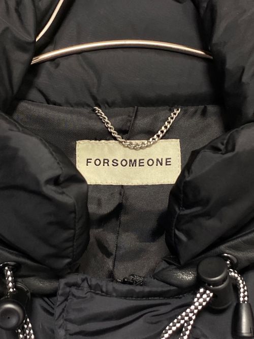 FORSOMEONE（フォーサムワン）FORSOMEONE (フォーサムワン) CLIMBER DOWN JACKET ブラック サイズ:48の古着・服飾アイテム