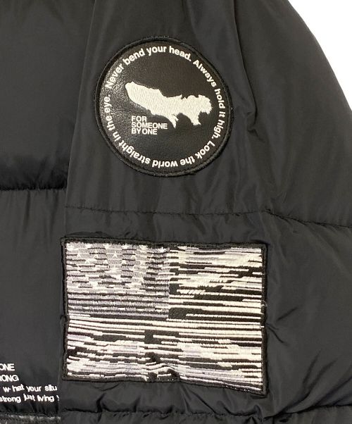 FORSOMEONE（フォーサムワン）FORSOMEONE (フォーサムワン) CLIMBER DOWN JACKET ブラック サイズ:48の古着・服飾アイテム