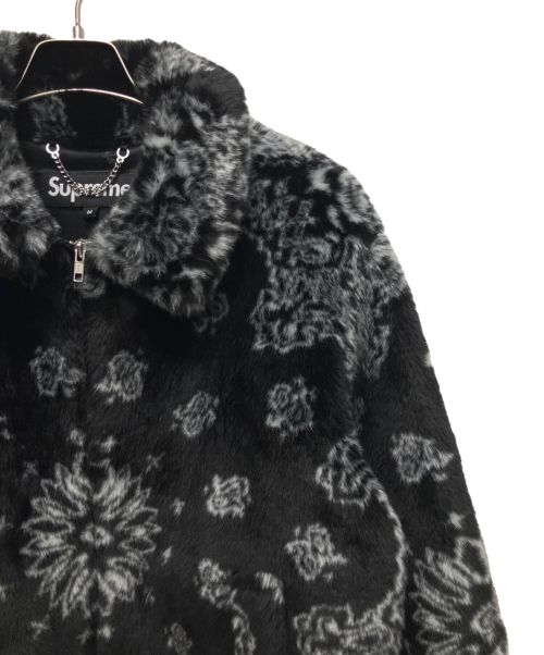 SUPREME（シュプリーム）SUPREME (シュプリーム) Bandana Faux Fur Bomber Jacket ブラック サイズ:Mの古着・服飾アイテム