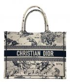 Christian Diorクリスチャン ディオール）の古着「Dior Book Tote バッグミディアム」｜ホワイト