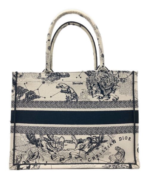 Christian Dior（クリスチャン ディオール）Christian Dior (クリスチャン ディオール) Dior Book Tote バッグミディアム ホワイト サイズ:M（ミディアム）の古着・服飾アイテム