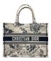 Christian Dior（クリスチャン ディオール）の古着「Dior Book Tote バッグミディアム」｜ホワイト