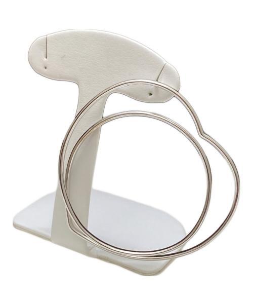 HERMES（エルメス）HERMES (エルメス) ヴェルティージュ・クールフープピアス GM シルバー サイズ:GMの古着・服飾アイテム