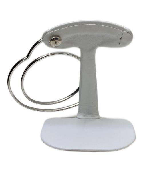 HERMES（エルメス）HERMES (エルメス) ヴェルティージュ・クールフープピアス GM シルバー サイズ:GMの古着・服飾アイテム