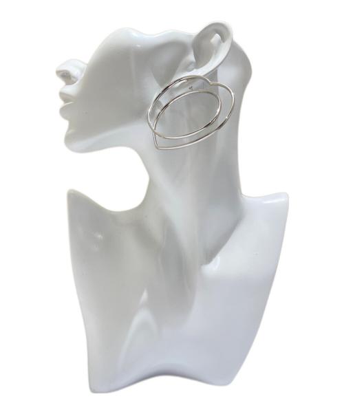 HERMES（エルメス）HERMES (エルメス) ヴェルティージュ・クールフープピアス GM シルバー サイズ:GMの古着・服飾アイテム