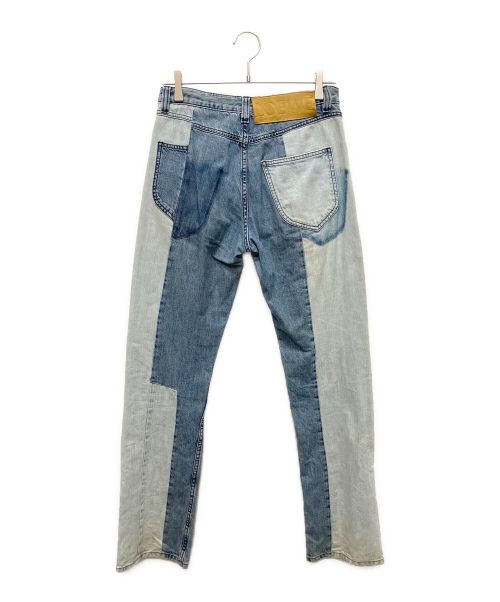 LOEWE（ロエベ）LOEWE (ロエベ) 19SS ×Paulas Ibiza パッチワーク デニムパンツ インディゴ サイズ:34の古着・服飾アイテム