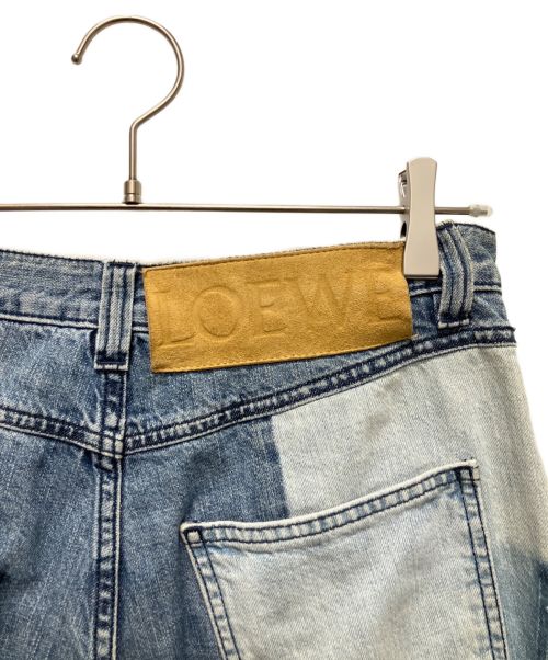 LOEWE（ロエベ）LOEWE (ロエベ) 19SS ×Paulas Ibiza パッチワーク デニムパンツ インディゴ サイズ:34の古着・服飾アイテム
