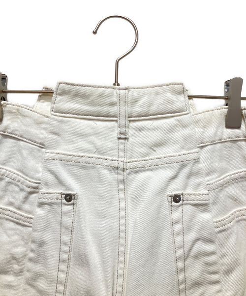 Maison Margiela（メゾンマルジェラ）Maison Margiela (メゾンマルジェラ) 再構築カットオフデニムパンツ ホワイト サイズ:42の古着・服飾アイテム