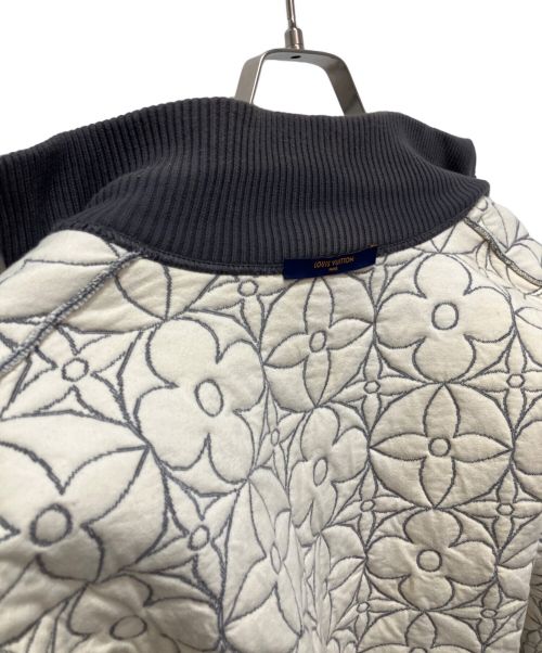 LOUIS VUITTON（ルイ ヴィトン）LOUIS VUITTON (ルイ ヴィトン) モノグラムフラワーブルゾン グレー サイズ:Mの古着・服飾アイテム