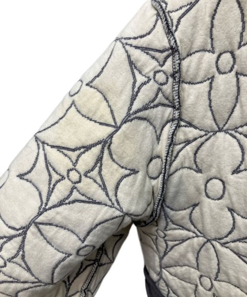LOUIS VUITTON（ルイ ヴィトン）LOUIS VUITTON (ルイ ヴィトン) モノグラムフラワーブルゾン グレー サイズ:Mの古着・服飾アイテム