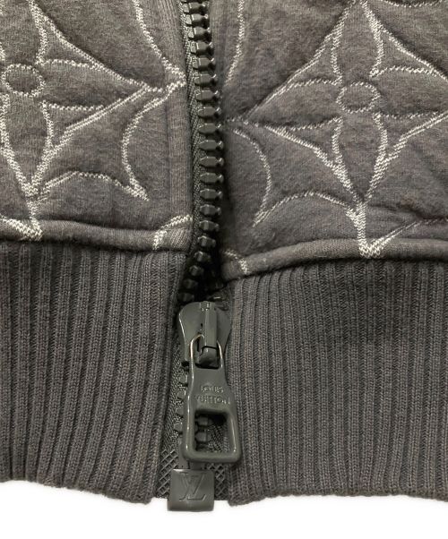 LOUIS VUITTON（ルイ ヴィトン）LOUIS VUITTON (ルイ ヴィトン) モノグラムフラワーブルゾン グレー サイズ:Mの古着・服飾アイテム