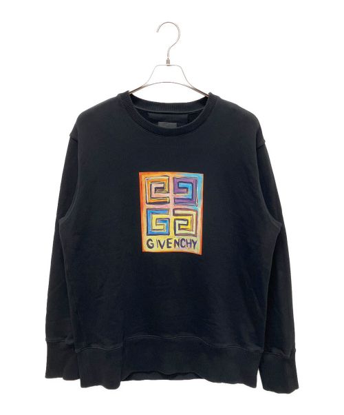 GIVENCHY（ジバンシィ）GIVENCHY (ジバンシィ) Josh Smith (ジョシュ スミス) 4Gエンブレムトレーナー ブラック サイズ:Lの古着・服飾アイテム
