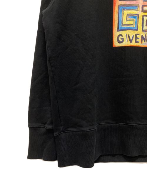 GIVENCHY（ジバンシィ）GIVENCHY (ジバンシィ) Josh Smith (ジョシュ スミス) 4Gエンブレムトレーナー ブラック サイズ:Lの古着・服飾アイテム