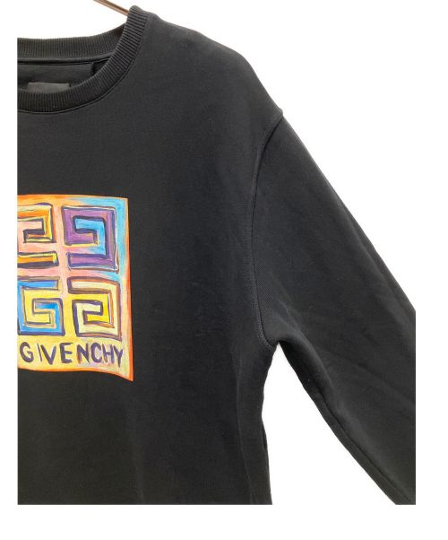 GIVENCHY（ジバンシィ）GIVENCHY (ジバンシィ) Josh Smith (ジョシュ スミス) 4Gエンブレムトレーナー ブラック サイズ:Lの古着・服飾アイテム